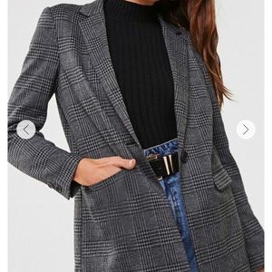 Forever 21 | Oversized Blazer | black & grey